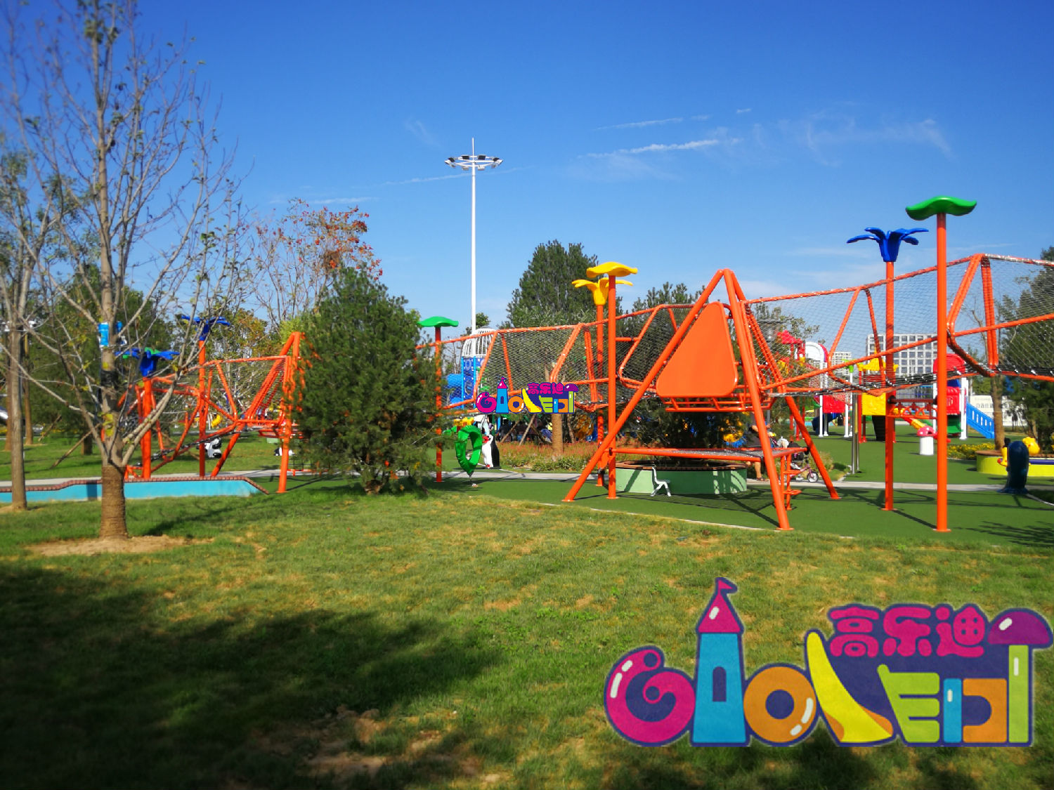 攀爬网近景 攀爬网近景