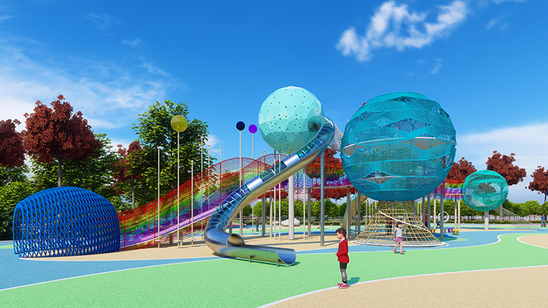 非标定制滑梯——多彩缤纷的童年 非标定制滑梯——多彩缤纷的童年